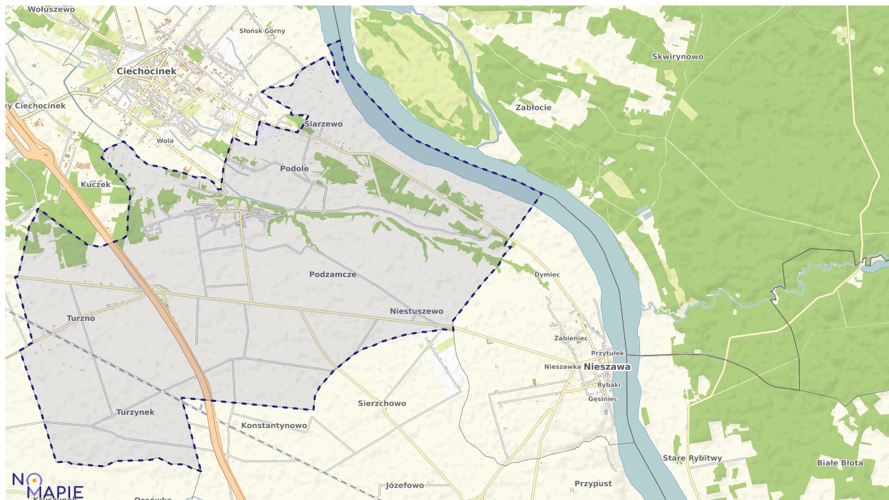 Mapa uzbrojenia terenu Raciążka